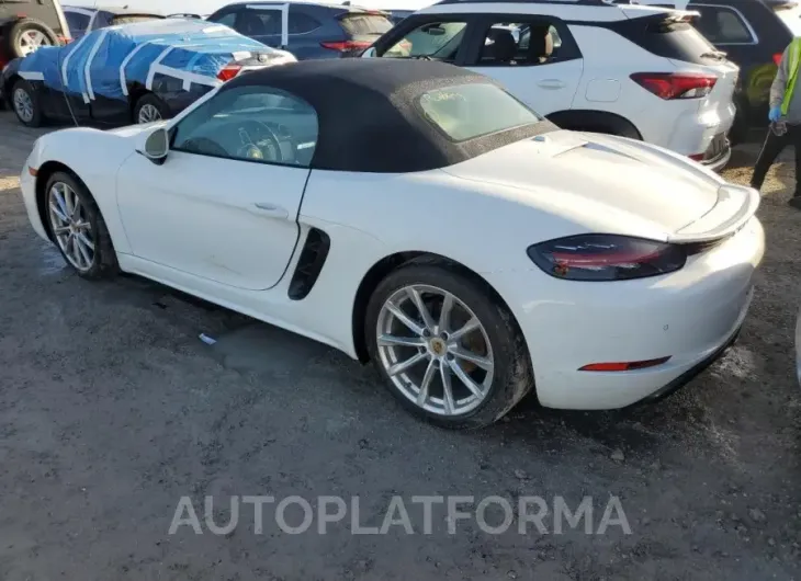 PORSCHE BOXSTER 2018 vin WP0CA2A82JS210910 from auto auction Copart