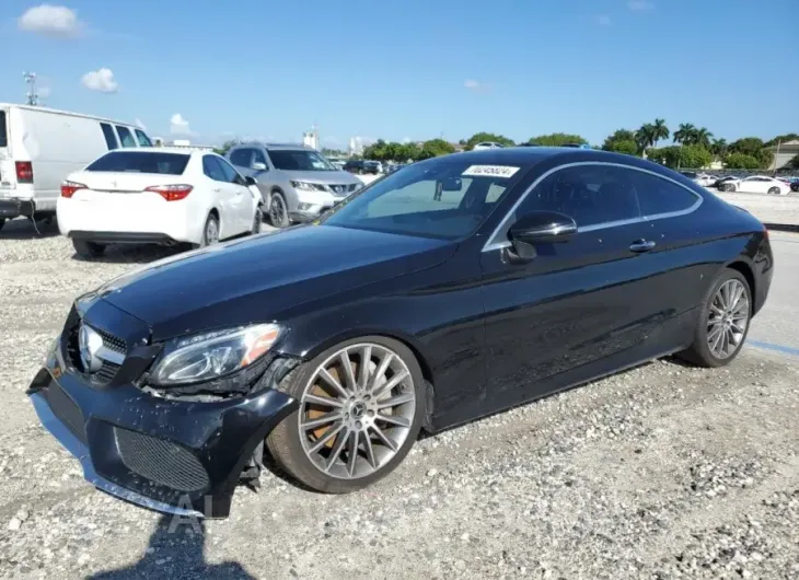 MERCEDES-BENZ C 300 2018 vin WDDWJ4JB8JF722741 from auto auction Copart