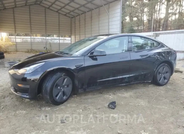 TESLA MODEL 3 2022 vin 5YJ3E1EA7NF371672 from auto auction Copart