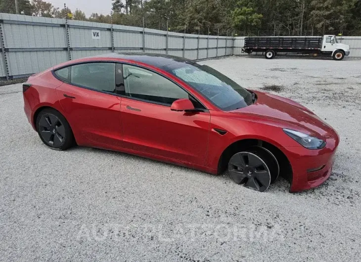 TESLA MODEL 3 2022 vin 5YJ3E1EA8NF190032 from auto auction Copart