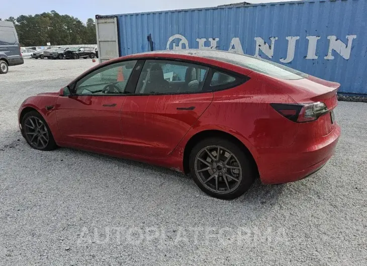 TESLA MODEL 3 2022 vin 5YJ3E1EA8NF190032 from auto auction Copart