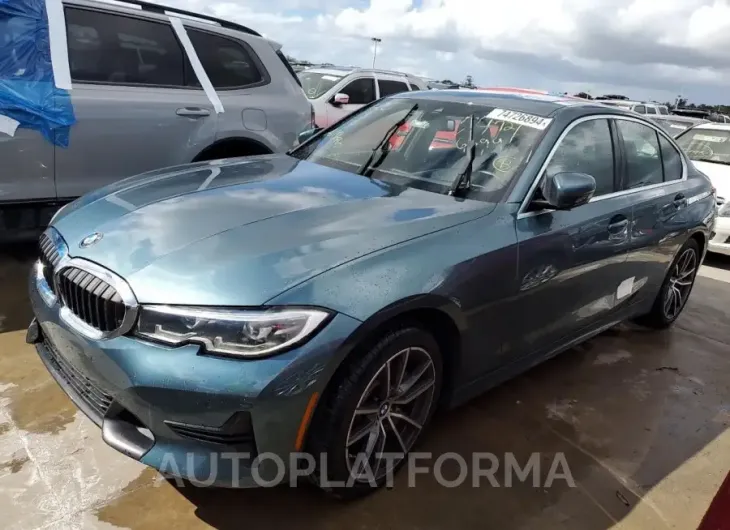 BMW 330I 2021 vin 3MW5R1J00M8B73445 from auto auction Copart