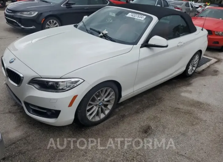 BMW 228 XI SUL 2016 vin WBA1L9C51GV324317 from auto auction Copart