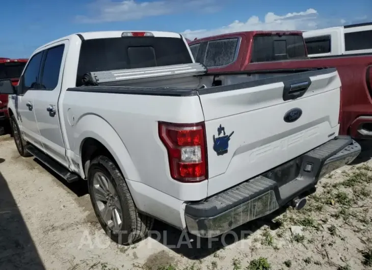 FORD F150 SUPER 2018 vin 1FTEW1CP0JKC67910 from auto auction Copart