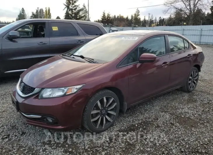 HONDA CIVIC EXL 2015 vin 2HGFB2F90FH530092 from auto auction Copart