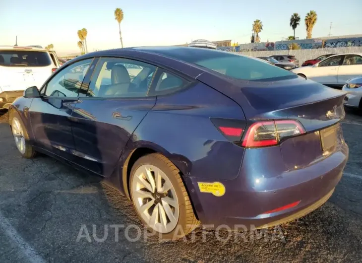 TESLA MODEL 3 2022 vin 5YJ3E1EAXNF209423 from auto auction Copart