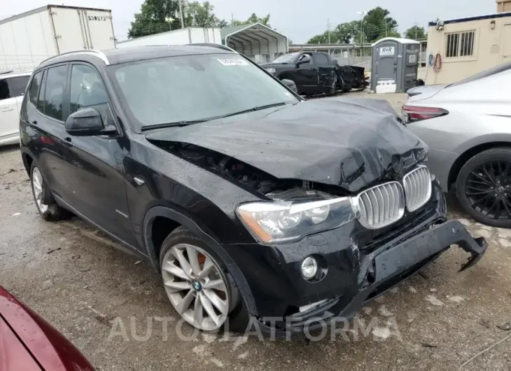 BMW X3 XDRIVE2 2016 vin 5UXWX9C57G0D84596 from auto auction Copart