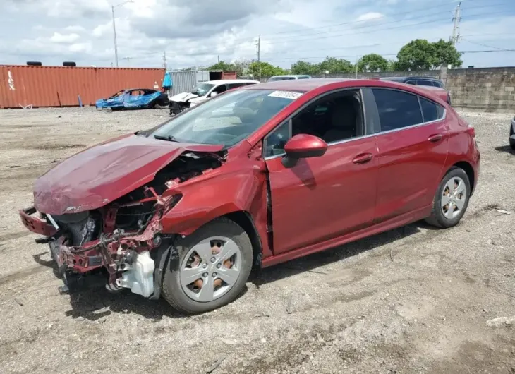 CHEVROLET CRUZE LT 2017 vin 3G1BE6SM1HS529323 from auto auction Copart