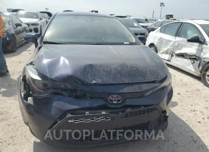 TOYOTA COROLLA LE 2021 vin JTDEAMDE4MJ001040 from auto auction Copart