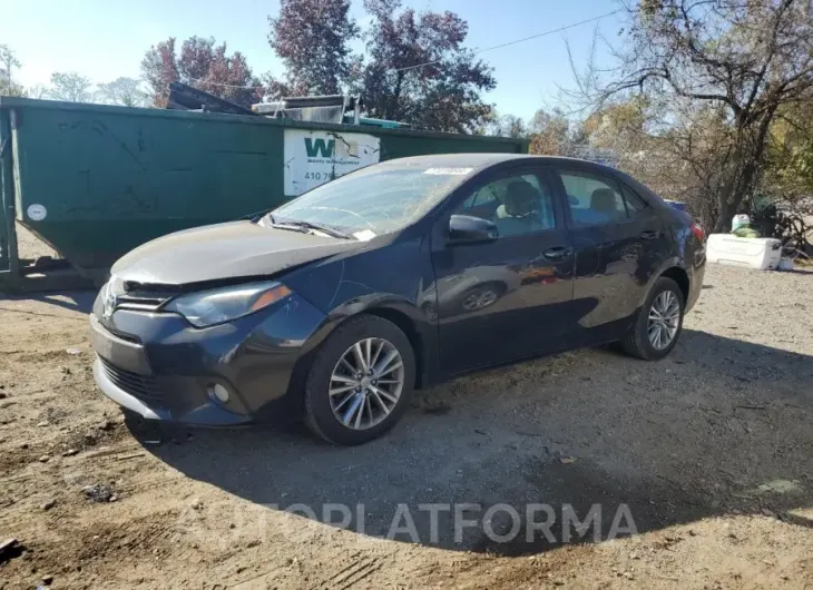 TOYOTA COROLLA L 2015 vin 2T1BURHE8FC323616 from auto auction Copart