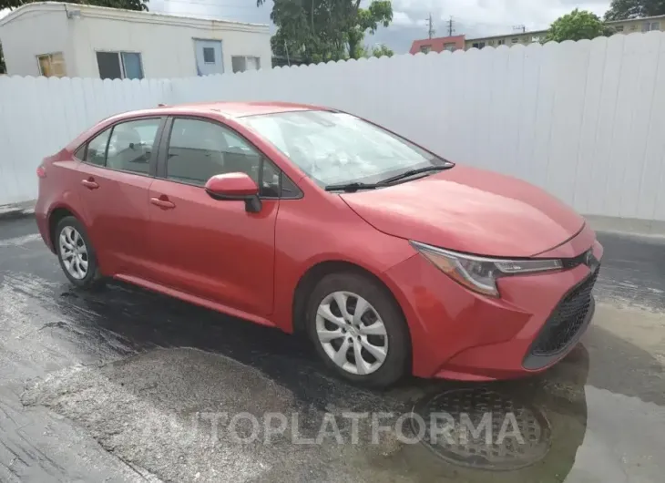 TOYOTA COROLLA LE 2021 vin 5YFEPMAE6MP227126 from auto auction Copart