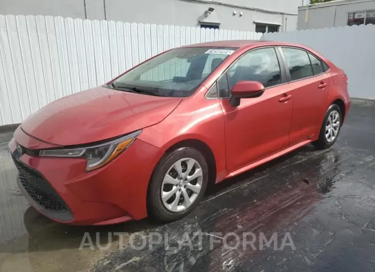 TOYOTA COROLLA LE 2021 vin 5YFEPMAE6MP227126 from auto auction Copart