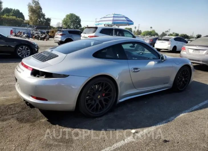 PORSCHE 911 CARRER 2015 vin WP0AB2A90FS125469 from auto auction Copart