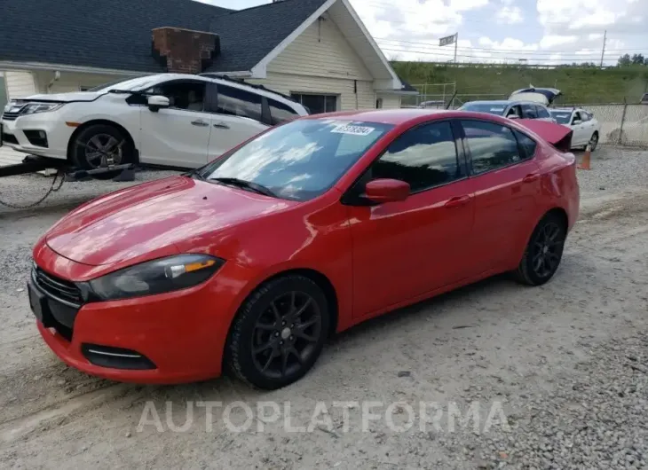 DODGE DART 2016 vin 1C3CDFAA9GD653011 from auto auction Copart