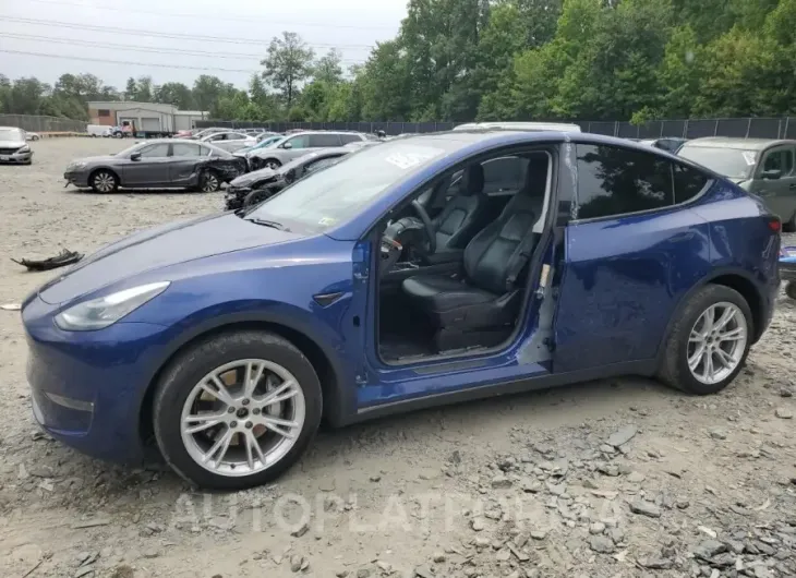 TESLA MODEL Y 2020 vin 5YJYGDEE7LF016695 from auto auction Copart