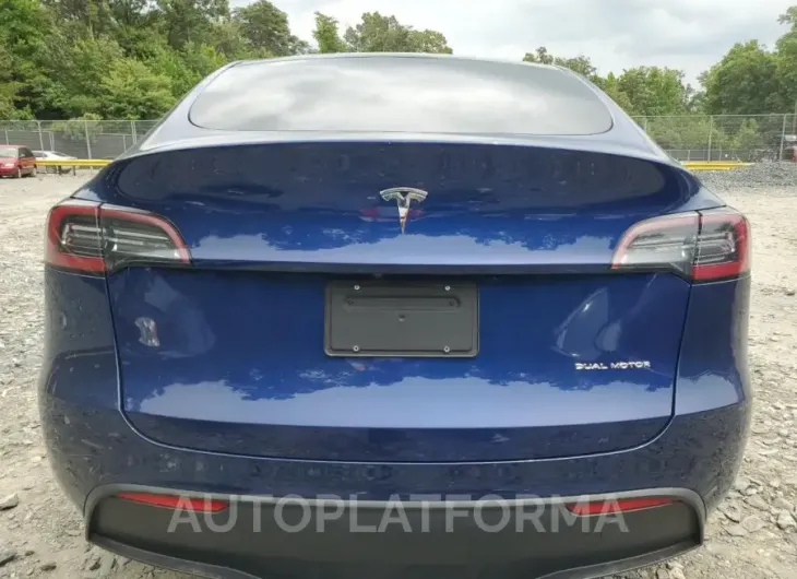 TESLA MODEL Y 2020 vin 5YJYGDEE7LF016695 from auto auction Copart