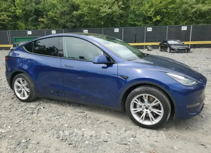 TESLA MODEL Y 2020 vin 5YJYGDEE7LF016695 from auto auction Copart