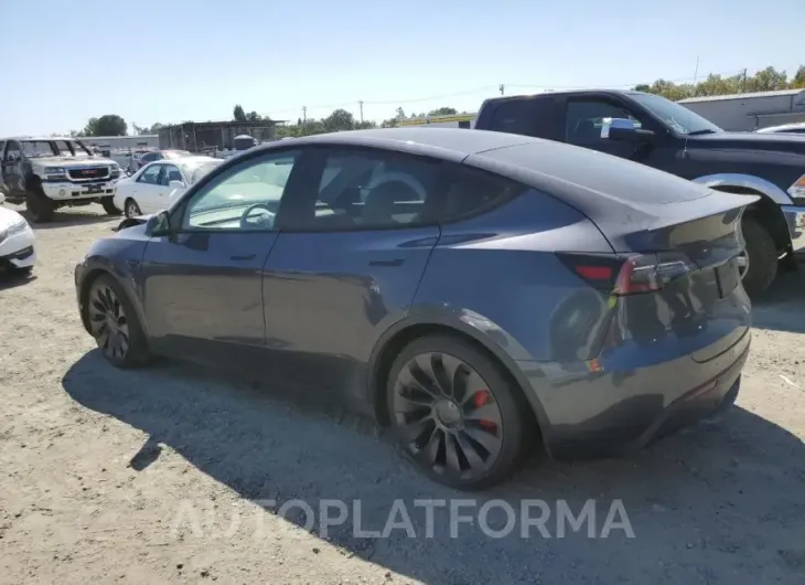 TESLA MODEL Y 2020 vin 5YJYGDEF3LF028190 from auto auction Copart