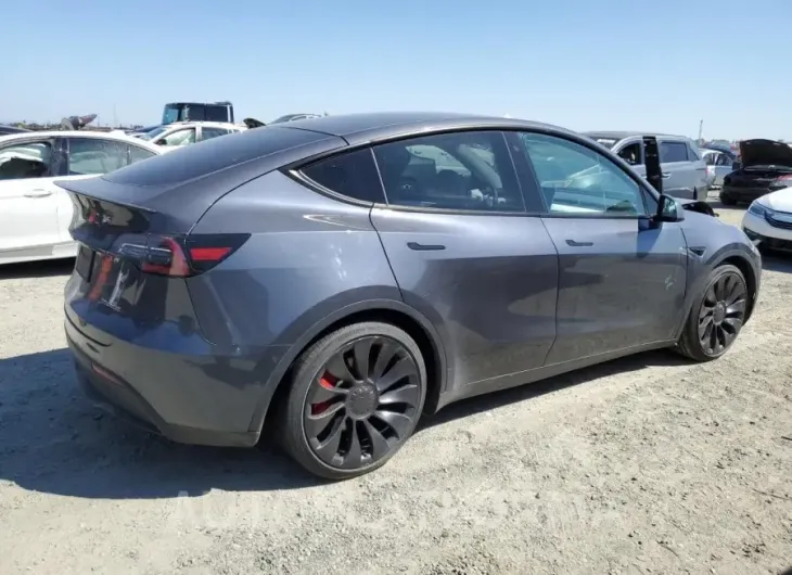 TESLA MODEL Y 2020 vin 5YJYGDEF3LF028190 from auto auction Copart