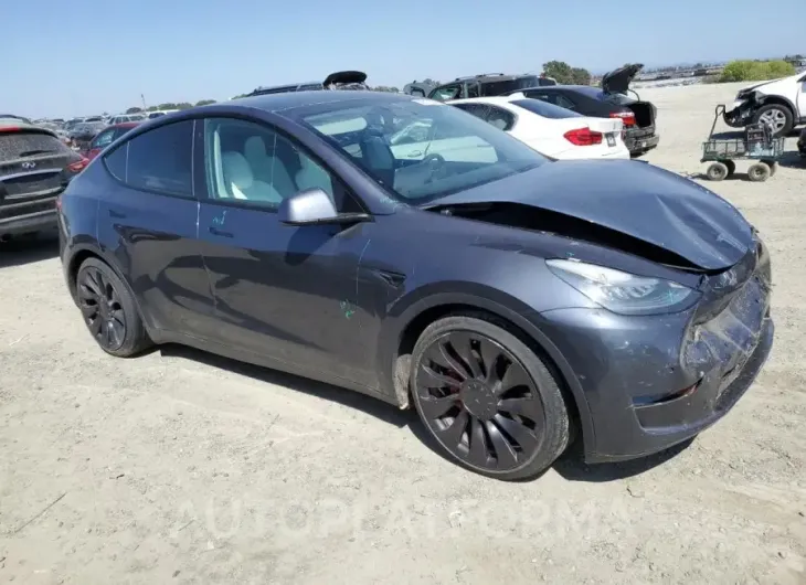 TESLA MODEL Y 2020 vin 5YJYGDEF3LF028190 from auto auction Copart