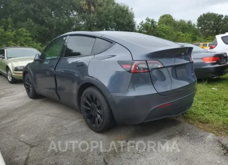 TESLA MODEL Y 2022 vin 7SAYGDEE5NF480607 from auto auction Copart