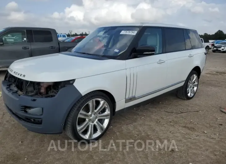 LAND ROVER RANGE ROVE 2016 vin SALGW3EF7GA296739 from auto auction Copart