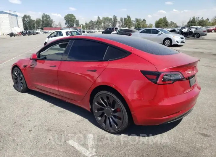 TESLA MODEL 3 2021 vin 5YJ3E1EC8MF078315 from auto auction Copart