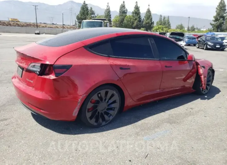 TESLA MODEL 3 2021 vin 5YJ3E1EC8MF078315 from auto auction Copart