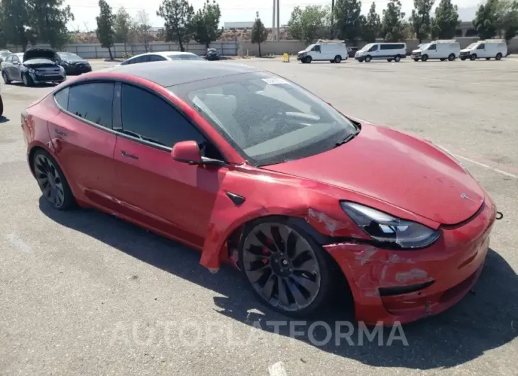 TESLA MODEL 3 2021 vin 5YJ3E1EC8MF078315 from auto auction Copart