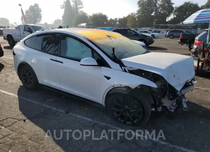 TESLA MODEL X 2022 vin 7SAXCAE52NF351374 from auto auction Copart