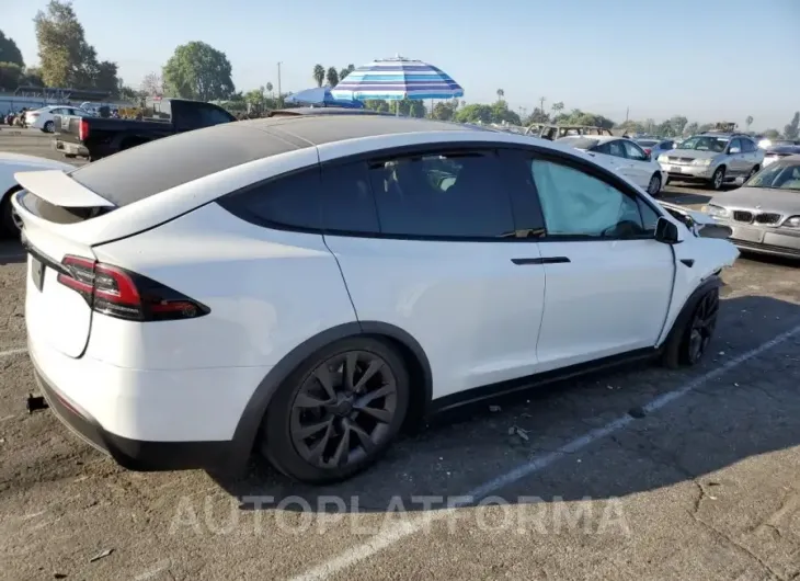 TESLA MODEL X 2022 vin 7SAXCAE52NF351374 from auto auction Copart