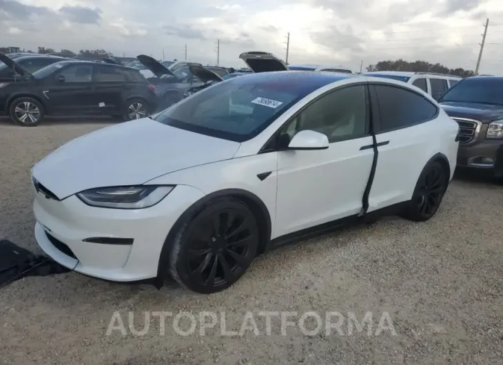 TESLA MODEL X 2022 vin 7SAXCBE66NF344703 from auto auction Copart