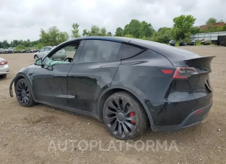 TESLA MODEL Y 2022 vin 7SAYGDEF8NF389954 from auto auction Copart