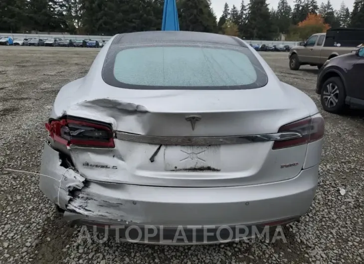 TESLA MODEL S 85 2015 vin 5YJSA1H24FFP74179 from auto auction Copart