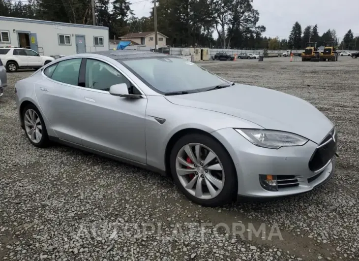 TESLA MODEL S 85 2015 vin 5YJSA1H24FFP74179 from auto auction Copart