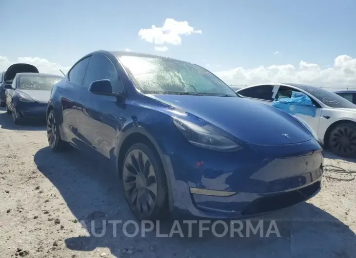 TESLA MODEL Y 2023 vin 7SAYGDEF9PF633369 from auto auction Copart