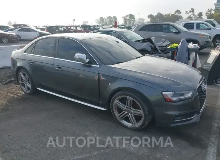 AUDI S4 2015 vin WAUBGAFL8FA113478 from auto auction Iaai