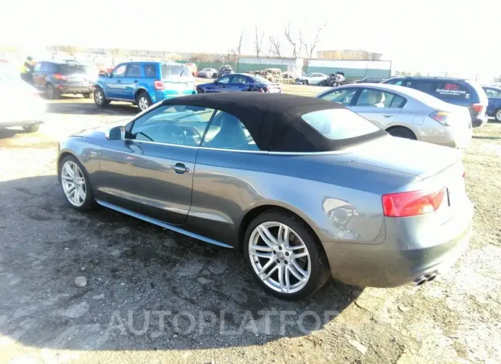 AUDI S5 2015 vin WAUCGAFH1FN001680 from auto auction Iaai