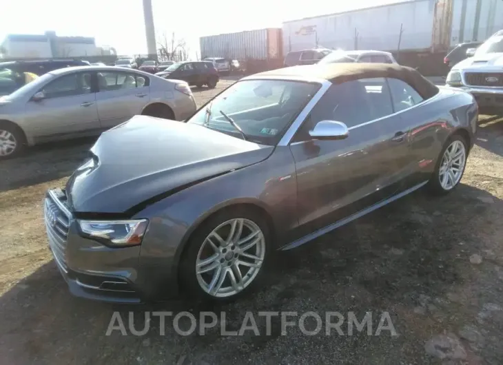 AUDI S5 2015 vin WAUCGAFH1FN001680 from auto auction Iaai