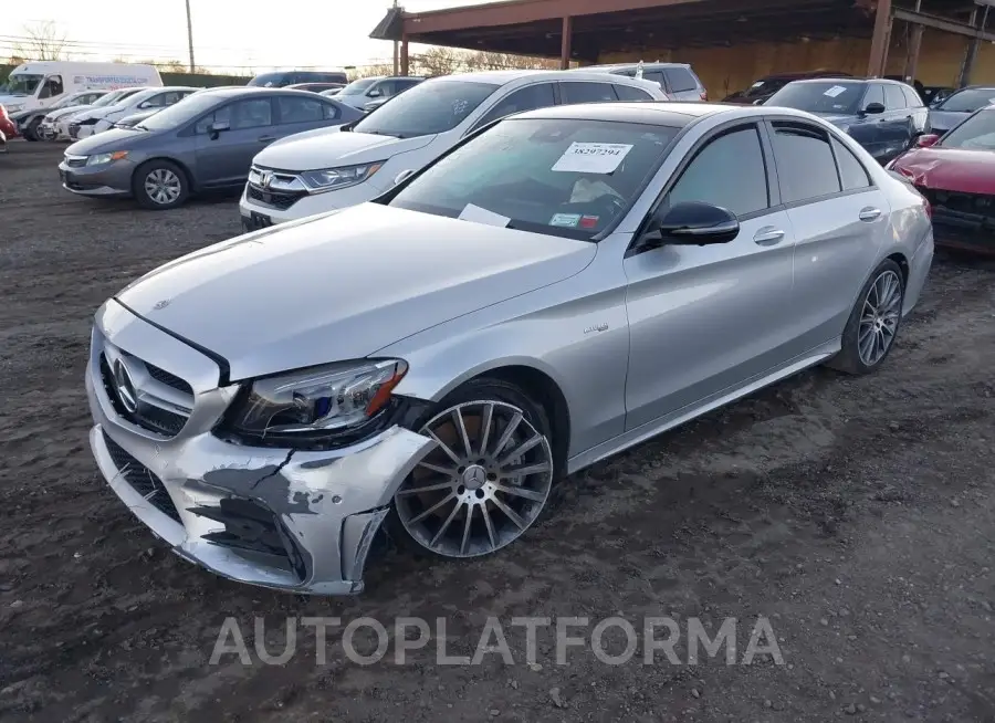 MERCEDES-BENZ AMG C 43 2019 vin 55SWF6EB4KU290252 from auto auction Iaai