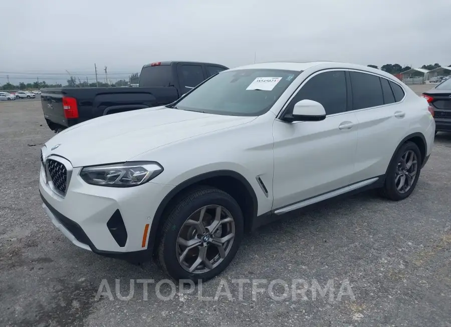 BMW X4 2022 vin 5UX33DT08N9M46468 from auto auction Iaai