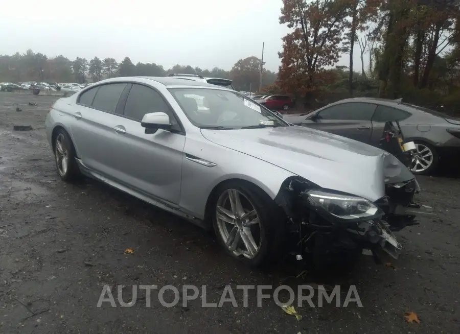 BMW 640I GRAN COUPE 2015 vin WBA6B8C59FD453882 from auto auction Iaai