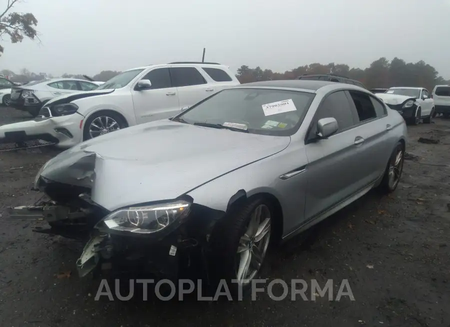 BMW 640I GRAN COUPE 2015 vin WBA6B8C59FD453882 from auto auction Iaai