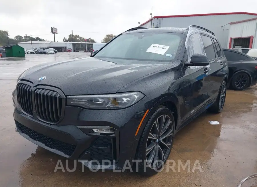 BMW X7 2021 vin 5UXCW2C09M9H09192 from auto auction Iaai