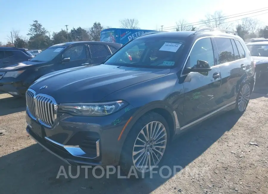 BMW X7 2019 vin 5UXCW2C53KLB43803 from auto auction Iaai