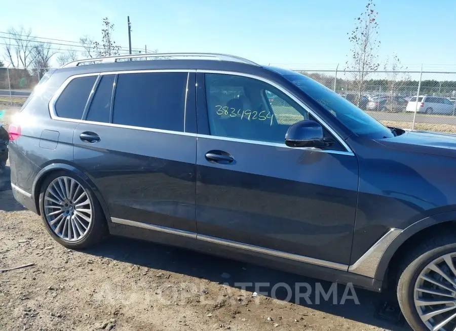 BMW X7 2019 vin 5UXCW2C53KLB43803 from auto auction Iaai