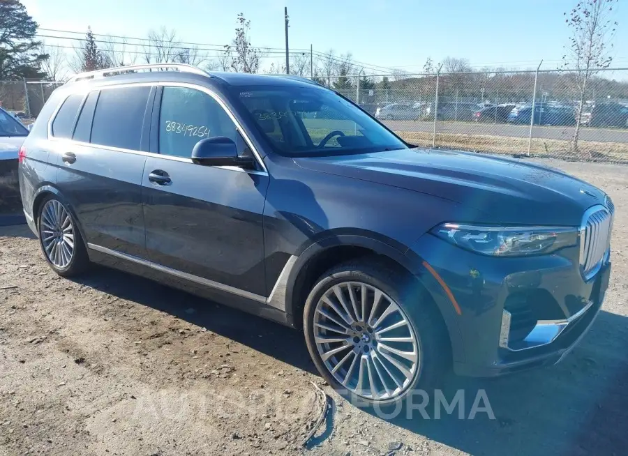 BMW X7 2019 vin 5UXCW2C53KLB43803 from auto auction Iaai