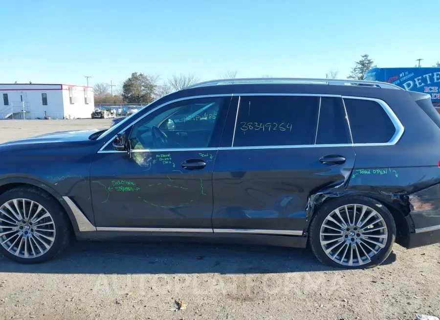 BMW X7 2019 vin 5UXCW2C53KLB43803 from auto auction Iaai