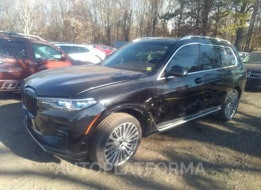 BMW X7 2019 vin 5UXCX4C52KLS36950 from auto auction Iaai