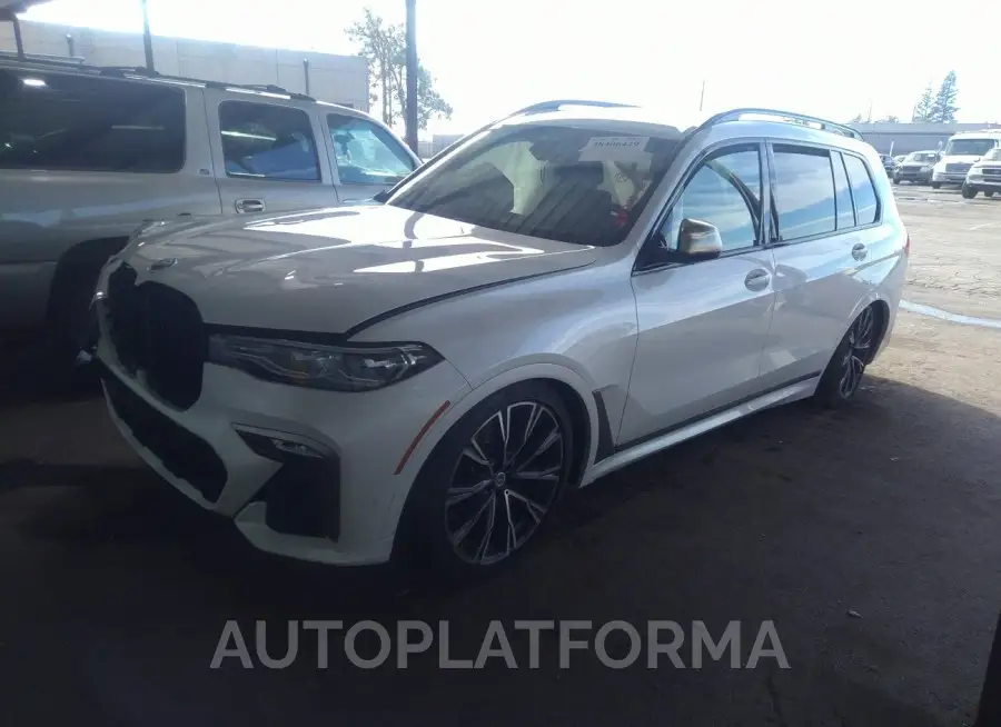 BMW X7 2022 vin 5UXCX6C00N9M31463 from auto auction Iaai